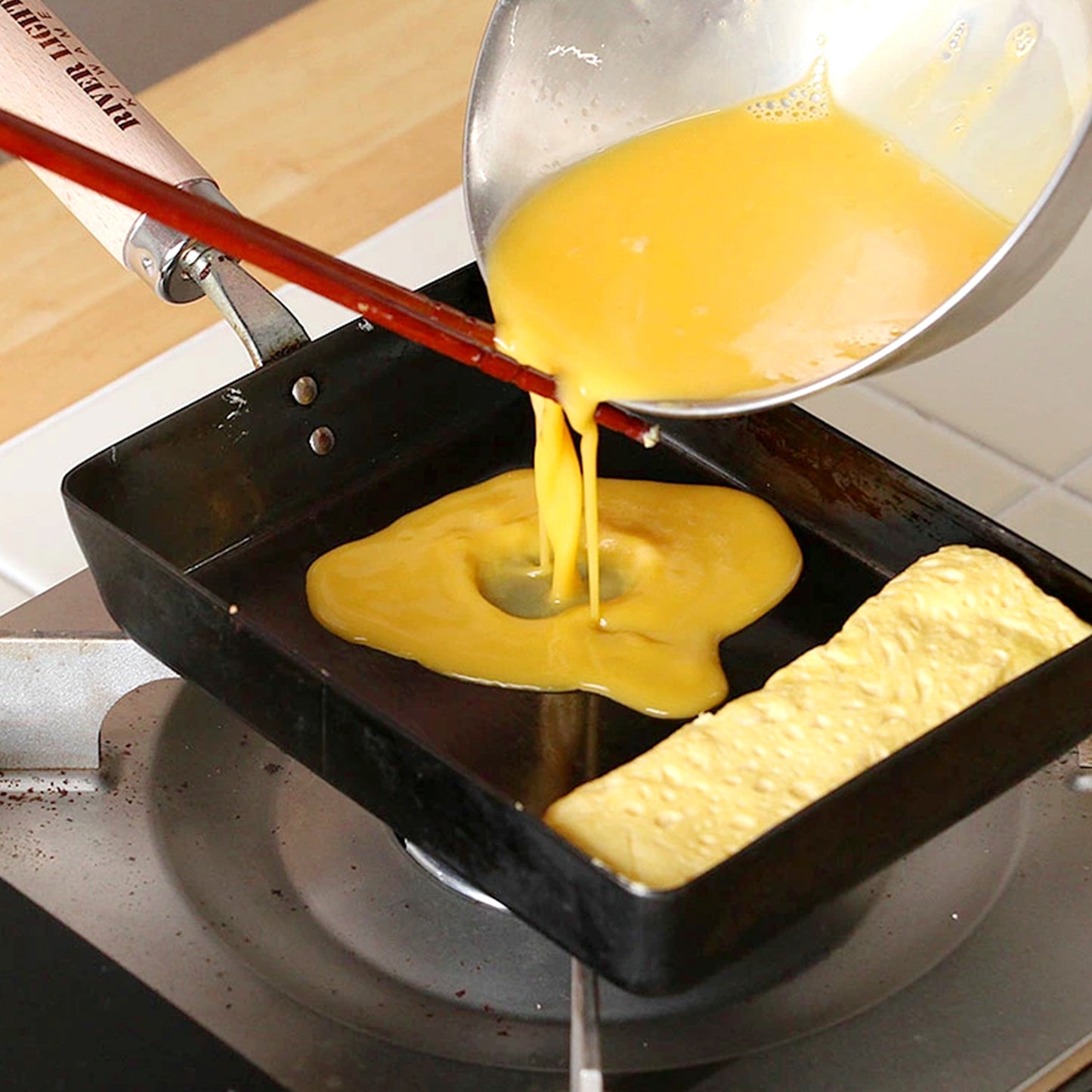 リバーライト 極 JAPAN 鉄製 たまご焼き器