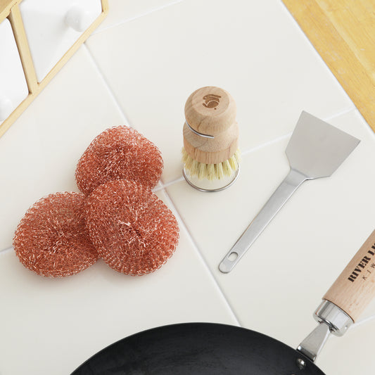 【鐵兎堂オリジナル】鉄フライパン NEWお手入れセット