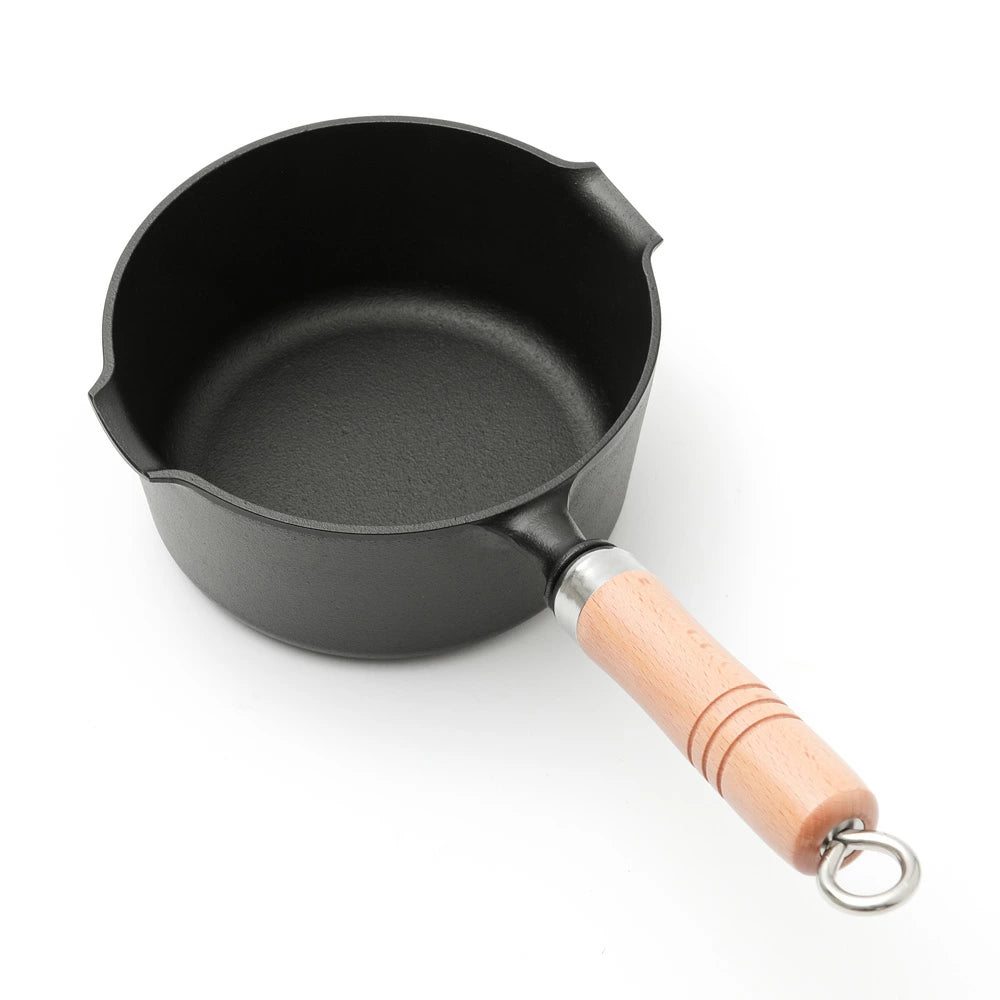 南部鉄器 まいにち鉄分摂取鍋 岩鋳 片手小鍋 16cm 敷板セット/敷板+木蓋セット