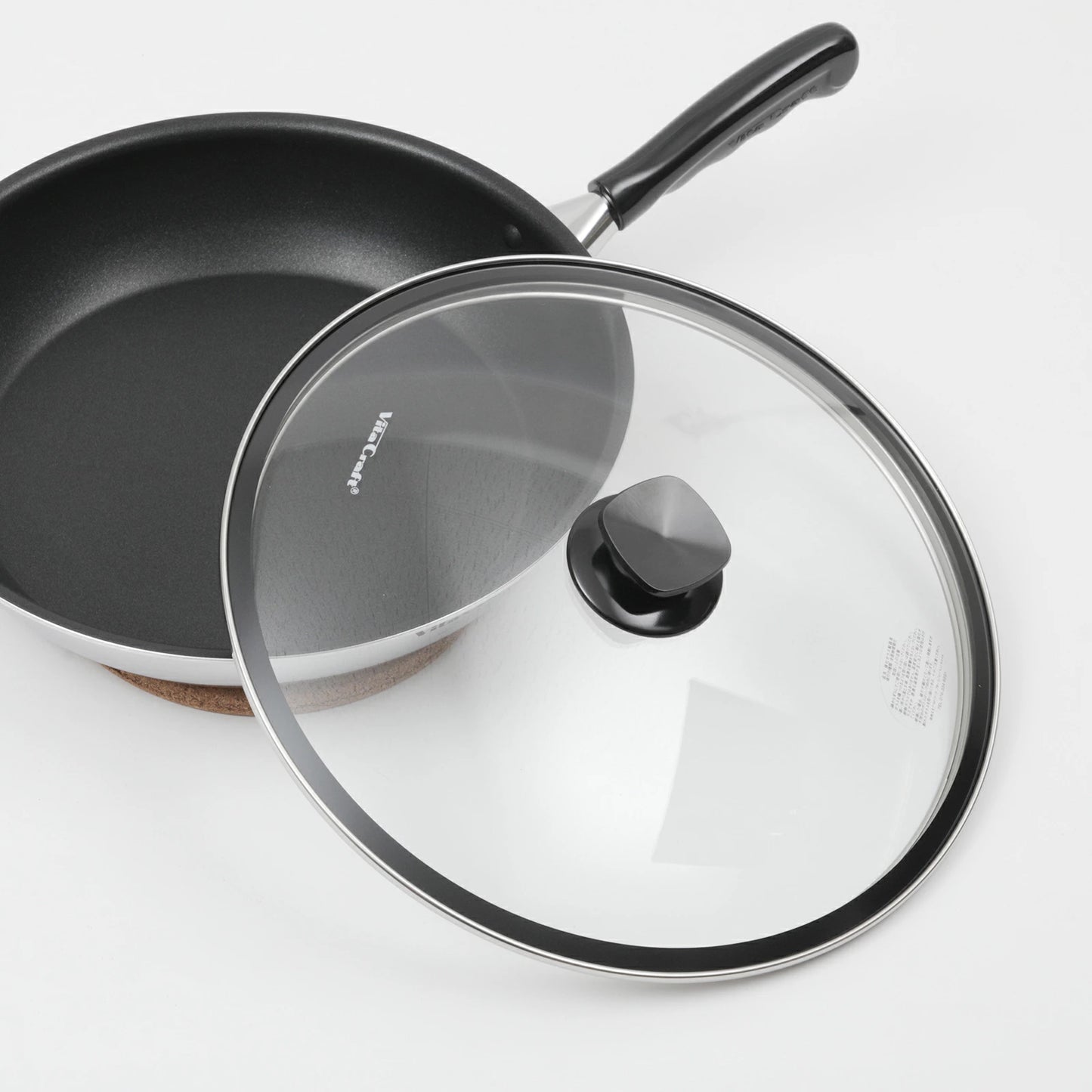 ビタクラフト フライパン用ガラス蓋 20～28cm - フライパン専門店 鐵兎堂-TETTODO-