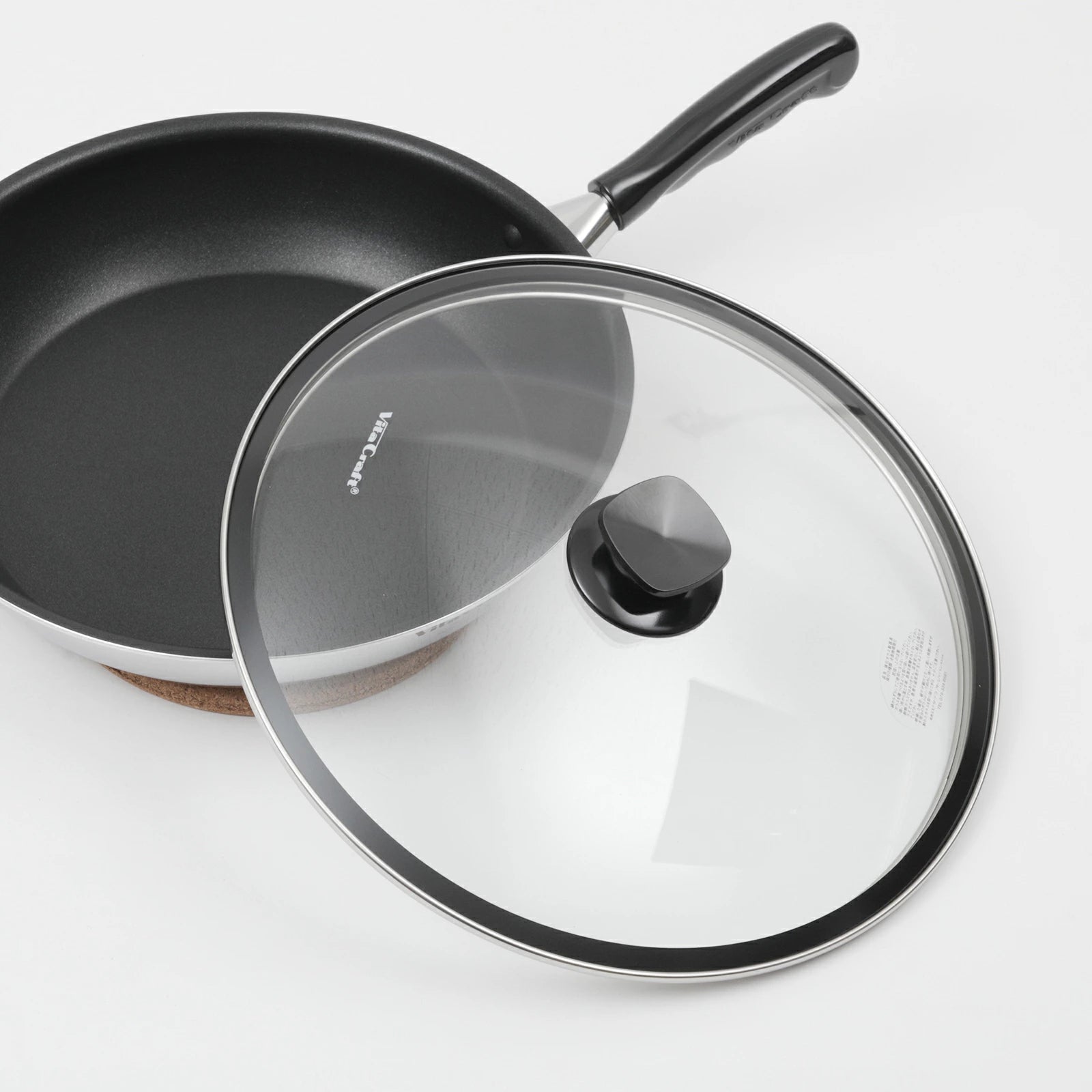 ビタクラフト フライパン用ガラス蓋 20～28cm - フライパン専門店 鐵兎堂-TETTODO-