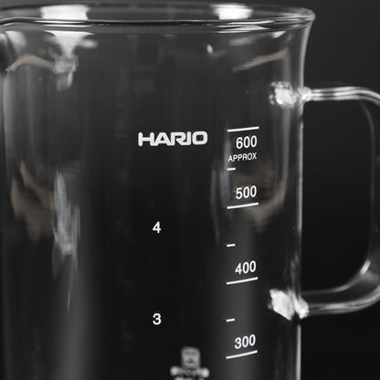 HARIO ハリオ ビーカーサーバー 600ml 泡立て器 セット 日本製 耐熱ガラス 電子レンジ対応 計量カップ コーヒー ティーサーバー BV-600 - フライパン専門店 鐵兎堂-TETTODO-