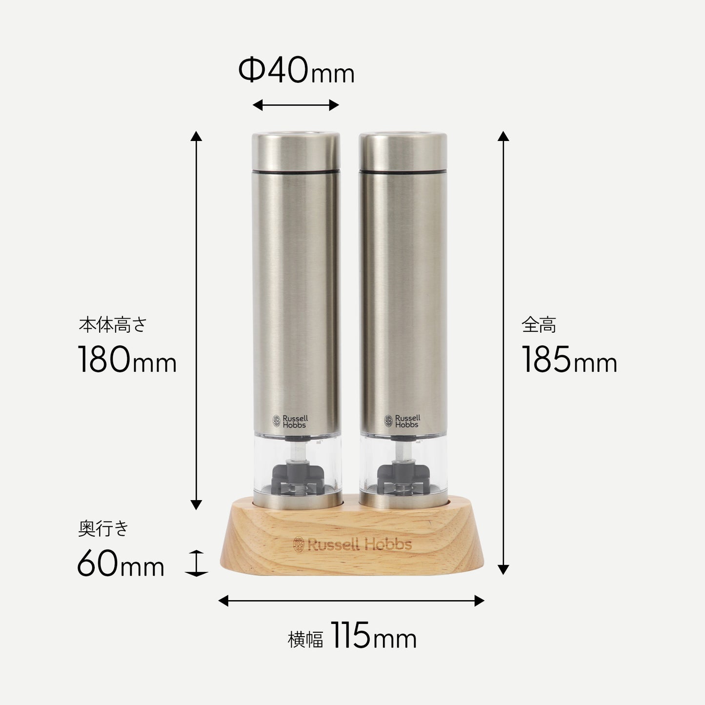【お得な4点セット】DULTON スパイスジャー＆Russell Hobbs ミニ電動ミル セット - フライパン専門店 鐵兎堂-TETTODO-