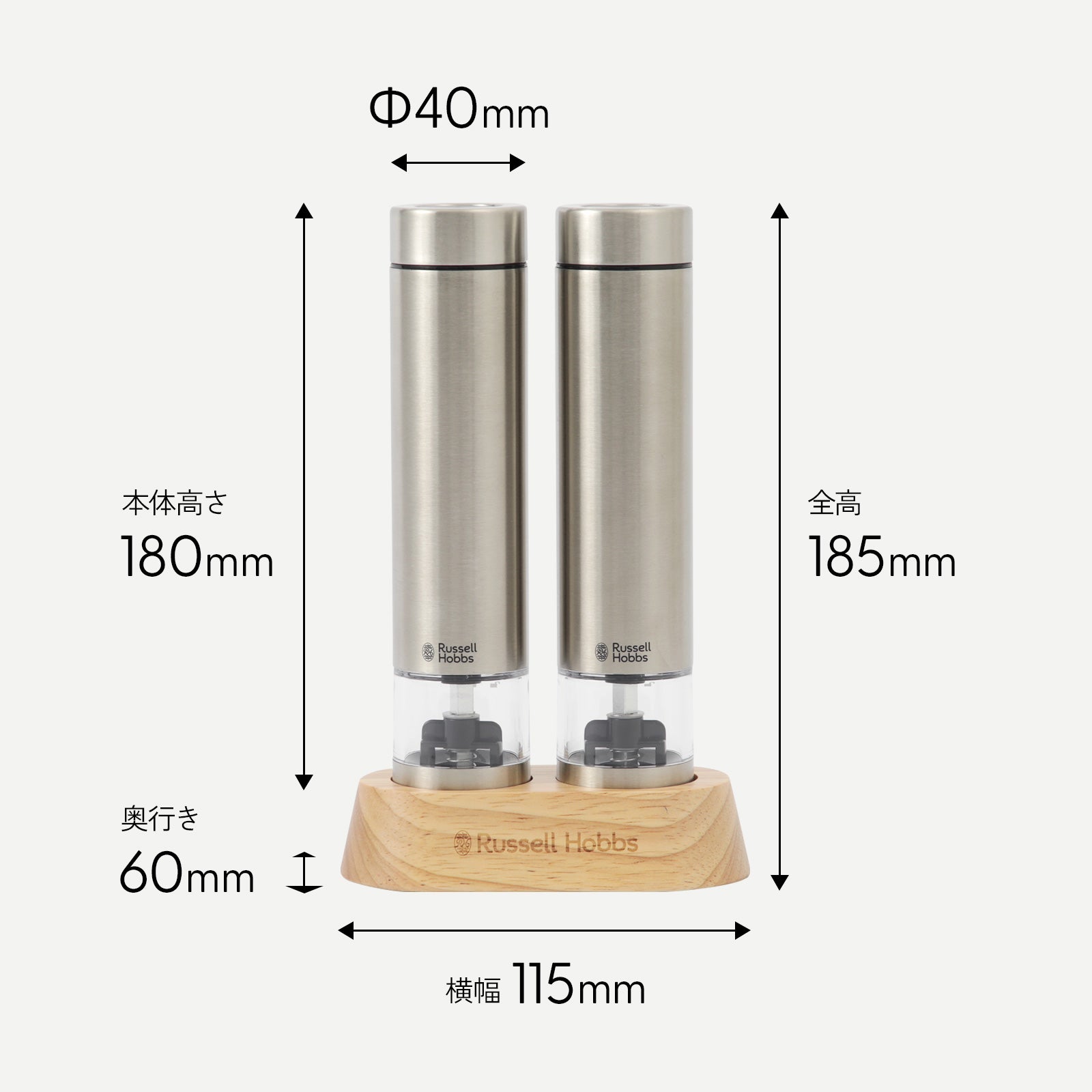 【お得な4点セット】DULTON スパイスジャー＆Russell Hobbs ミニ電動ミル セット - フライパン専門店 鐵兎堂-TETTODO-
