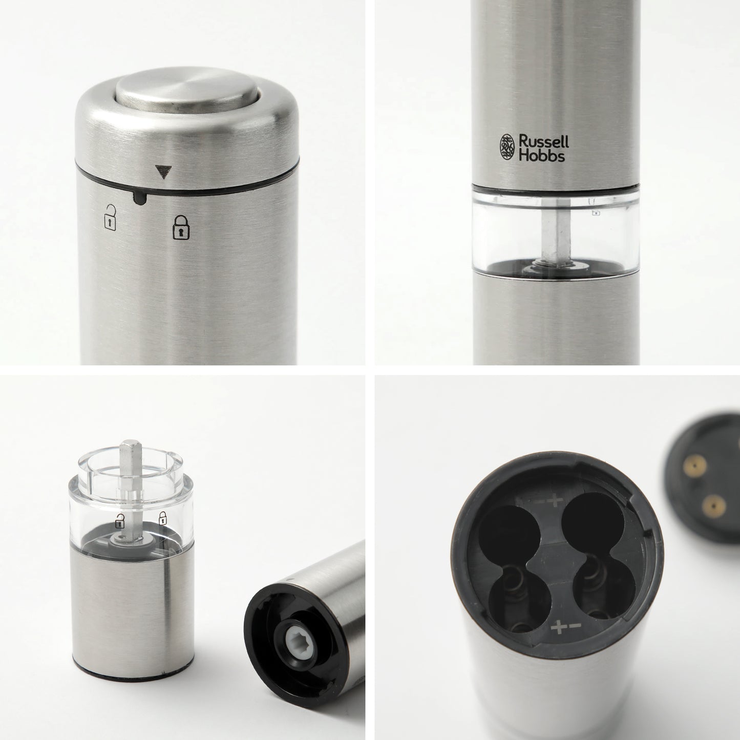 【お得な4点セット】DULTON スパイスジャー＆Russell Hobbs ミニ電動ミル セット