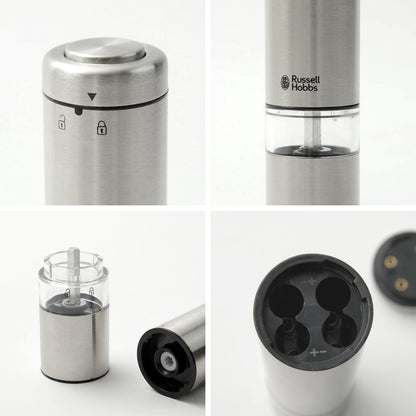 【お得な4点セット】DULTON スパイスジャー＆Russell Hobbs ミニ電動ミル セット