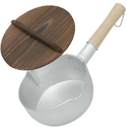 ゆきひら鍋 木蓋付き 鐵兎堂オリジナルセット 20cmガス火+木蓋 京都活具 雪平鍋 日本製 取っ手 オーク 無垢材 軽量 アルミ鍋 軽い メモリ付き (コピー) (コピー) (コピー) (コピー)