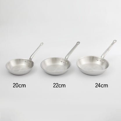 中村銅器製作所 アルミフライパン 鐵兎堂ブラシセット 【選べる2サイズ＆ゴムヘラ付】 日本製 プロ仕様 パスタ イタリアン