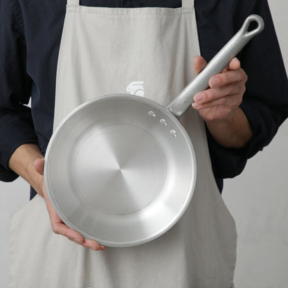 中村銅器製作所 アルミフライパン 鐵兎堂ブラシセット 【選べる2サイズ＆ゴムヘラ付】 日本製 プロ仕様 パスタ イタリアン