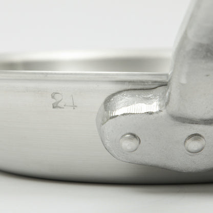 中村銅器製作所 アルミフライパン 鐵兎堂ブラシセット 【選べる2サイズ＆ゴムヘラ付】 日本製 プロ仕様 パスタ イタリアン