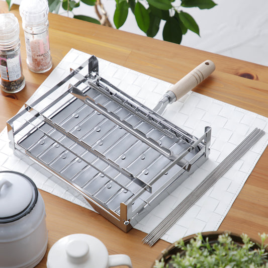 燕三条製 焼き上手 18-8ステンレス 魚串 10本セット