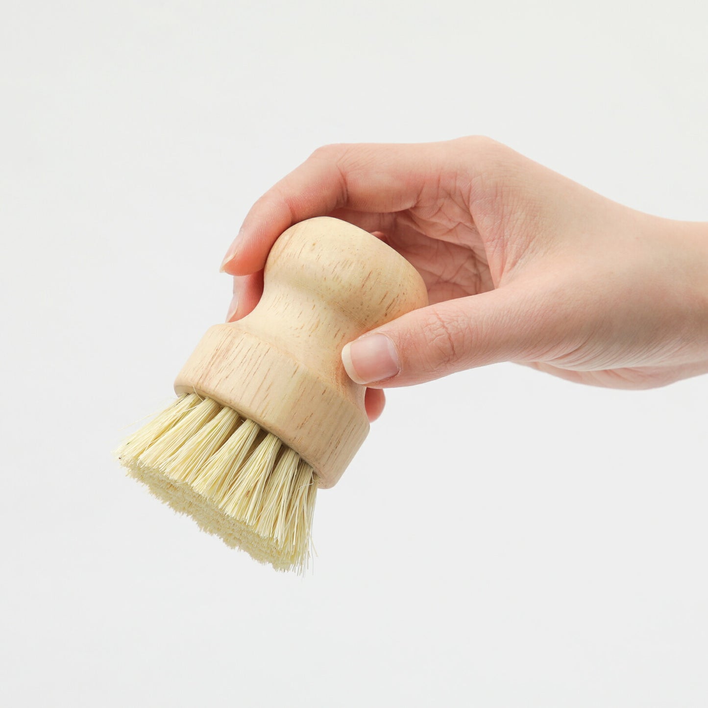 フライパンブラシ 6個セット スタンド付き 鉄フライパン用 洗浄 タワシ 焦げ落とし 天然木 サイザル麻 キッチンブラシ おろし金 北欧風