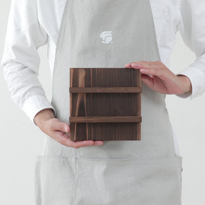 焼杉の木蓋 19cm×19cm
