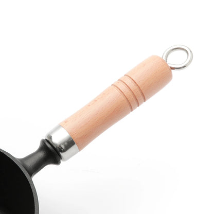 南部鉄器 まいにち鉄分摂取鍋 岩鋳 片手小鍋 16cm 敷板セット/敷板＋木蓋セット