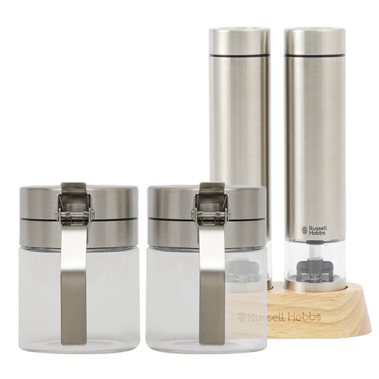 【お得な4点セット】DULTON スパイスジャー＆Russell Hobbs ミニ電動ミル セット