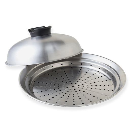 アーネスト のせるだけ簡単蒸し器 日本製 燕三条 18～20cm 24～26cm 食洗機対応 レシピ付
